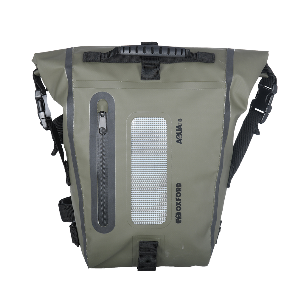 Oxford AQUA T8 TAIL BAG KHAKI/BLACK